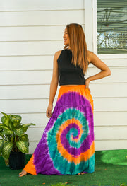 Cosmic Swirl Maxi Skirt