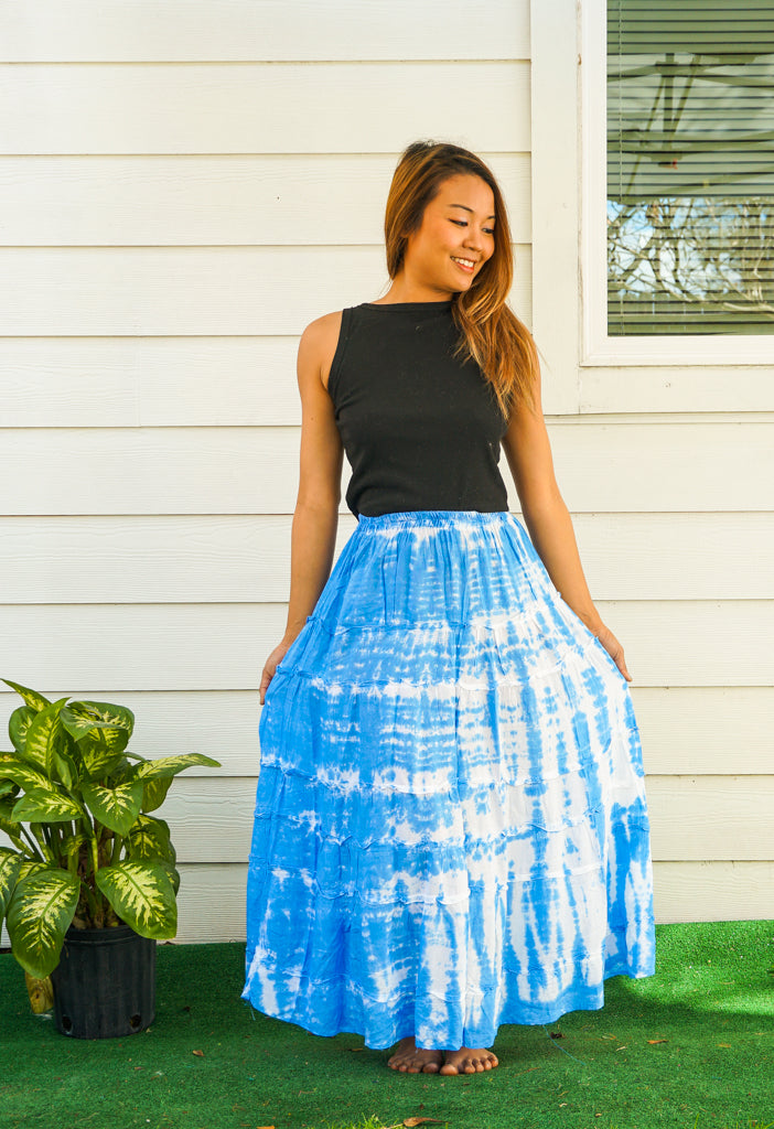 Tidal Waves Maxi Skirt