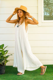 Barefoot Tide Flow Gauze Jumpsuit