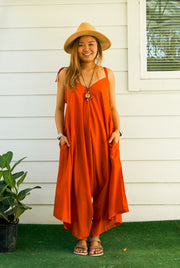 Terra Flow Cotton Gauze Jumpsuit