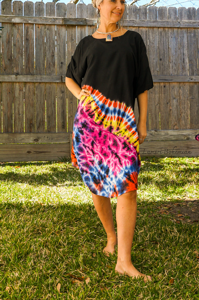 Vibrant Splash Dress
