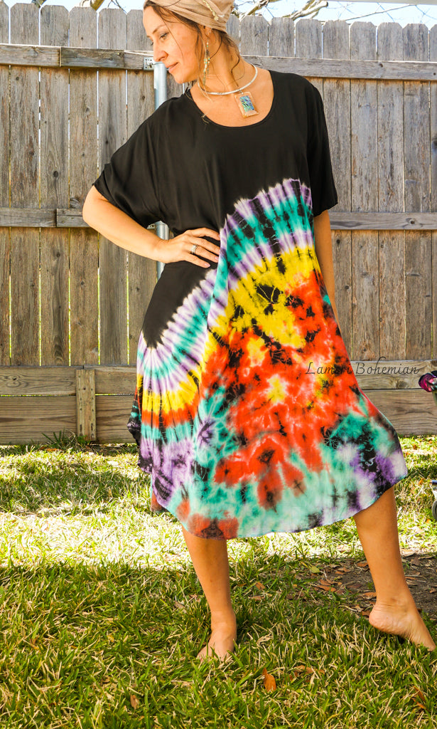 Rainbow Bloom Dress