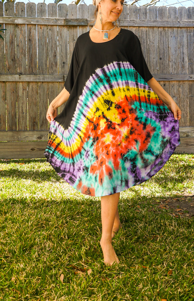Rainbow Bloom Dress