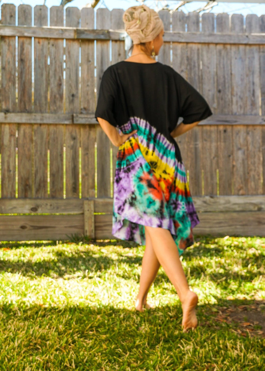 Rainbow Bloom Dress
