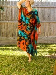 Ocean Ember Kaftan