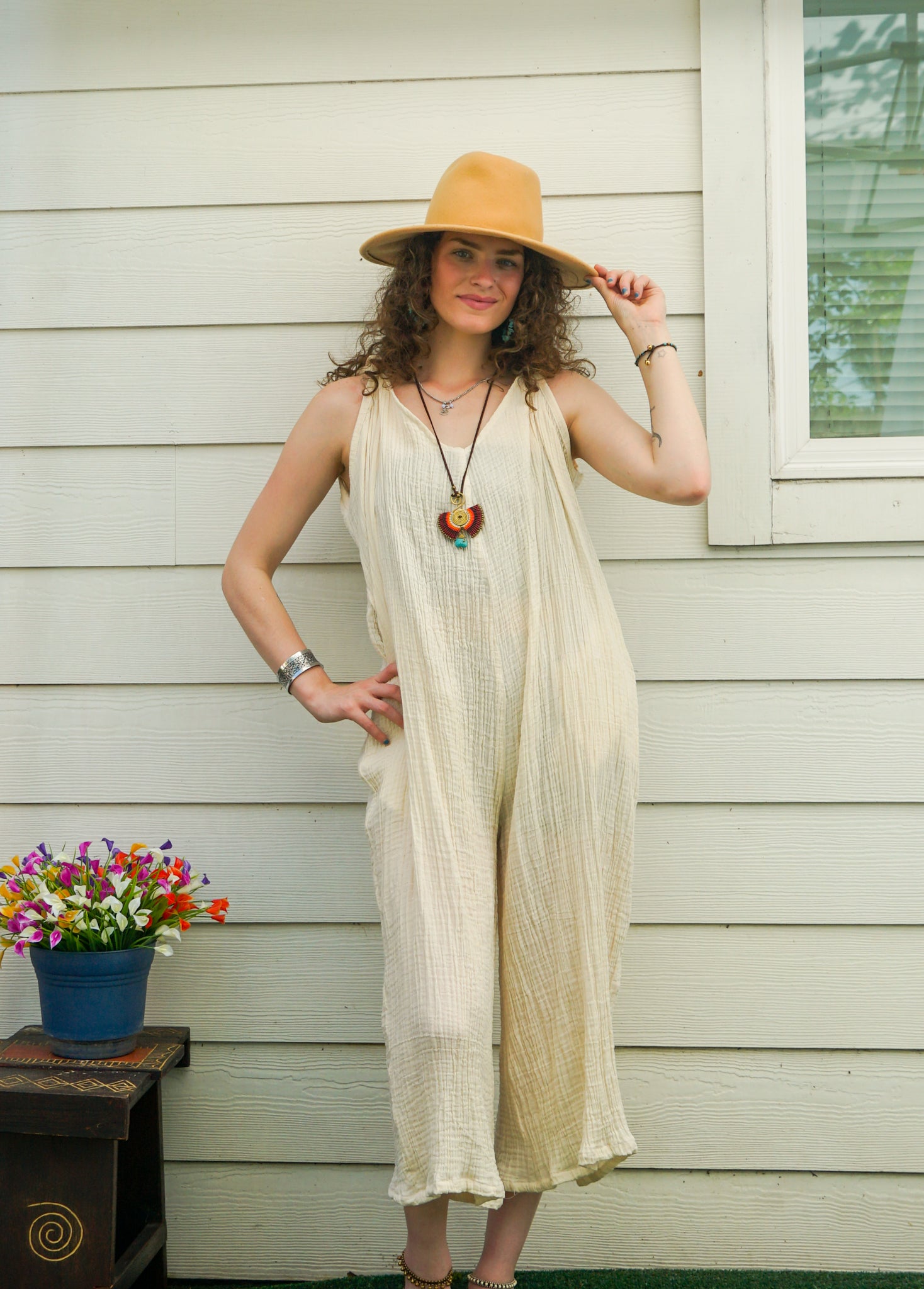 Lucie Jumpsuit | Triple Gauze