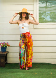 Sunspell Hand Dyed Palazzo Wrap Pants