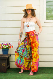 Sunspell Hand Dyed Palazzo Wrap Pants