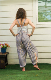 Moon Dust Hand Dyed Dungarees Overalls Jumpsuit with Pockets