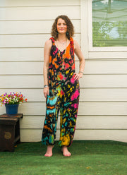 Sky Full of Stars Hand Dyed Dungarees Overalls Jumpsuit with Pockets