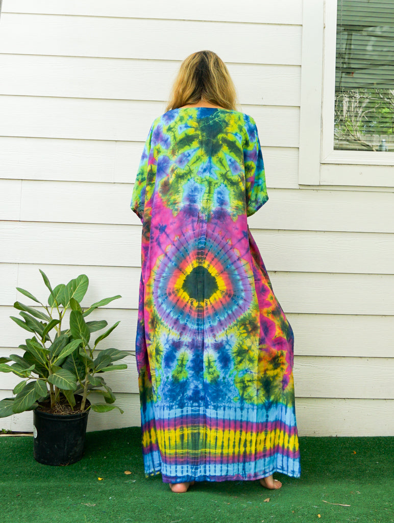 Kaleidoscope Dream Tie Dye Kaftan