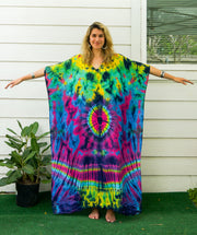 Radiant Ripple Tie Dye Kaftan