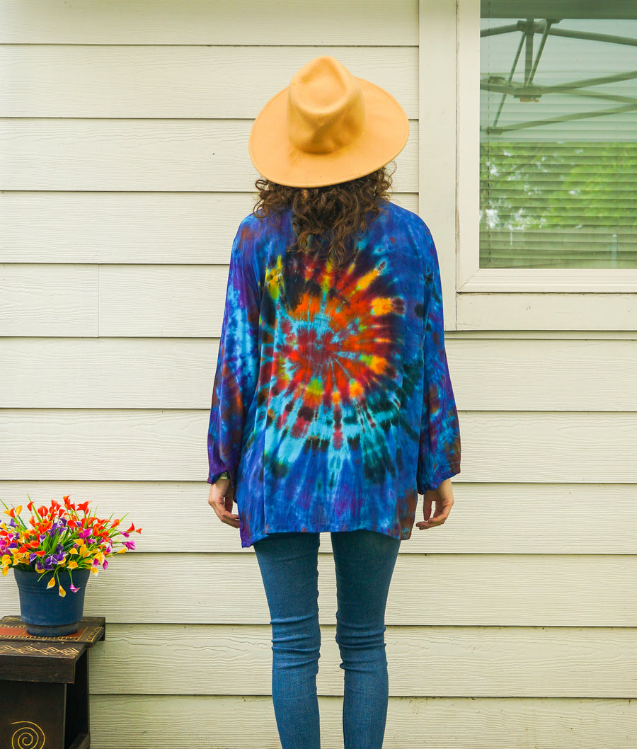 Indigo Tide Jacket – Hand-Dyed Bohemian Layer