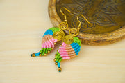 Mystic Bloom Micro Macrame Boho Earrings
