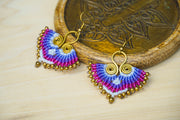 Boho Blossom  Micro Macrame Boho Earrings