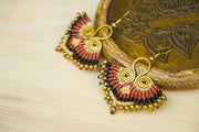 Micro Macrame Boho Earrings