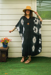 Moonwave Hand Dyed Kaftan Poncho Dress