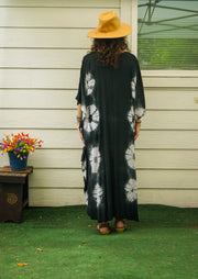 Moonwave Hand Dyed Kaftan Poncho Dress