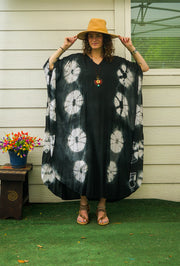 Moonwave Hand Dyed Kaftan Poncho Dress