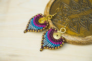 Lunar Nomad Micro Macrame Boho Earrings