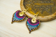 Lunar Nomad Micro Macrame Boho Earrings