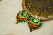 Earth Goddess Micro Macrame Boho Earrings