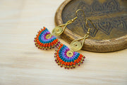 Boho Breeze Micro Macrame Boho Earrings