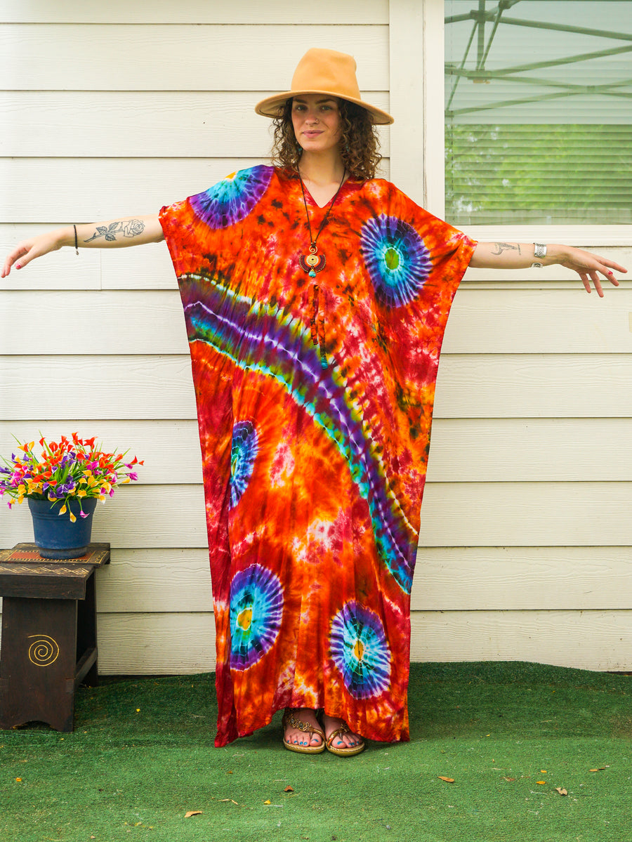 Gypsy Sunburst Kaftan Dress