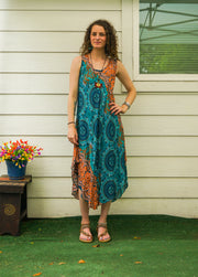 Sunburst Mandala Breeze Dress