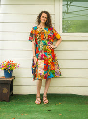 Color Patchwork Dress