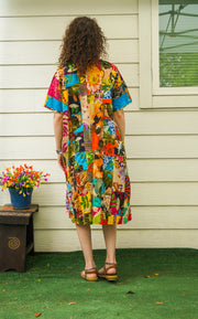 Color Patchwork Dress