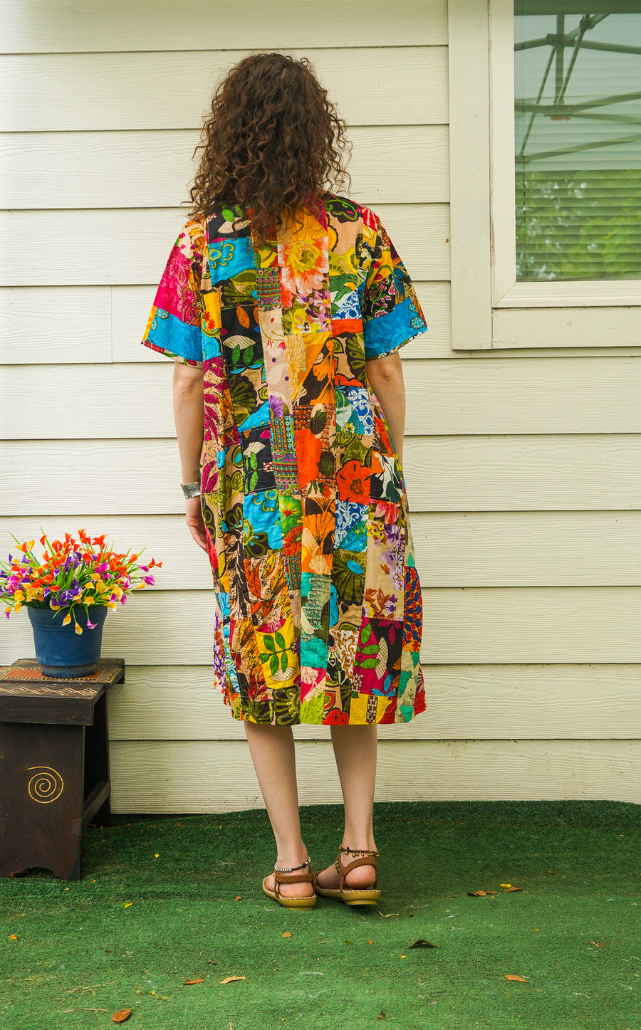 Color Patchwork Dress