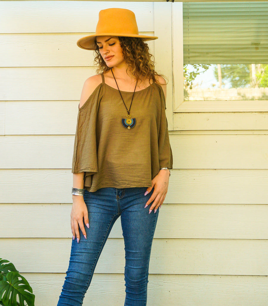 The Opal Top | Cotton Gauze