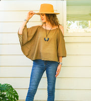 The Opal Top | Cotton Gauze