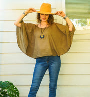 The Opal Top | Cotton Gauze
