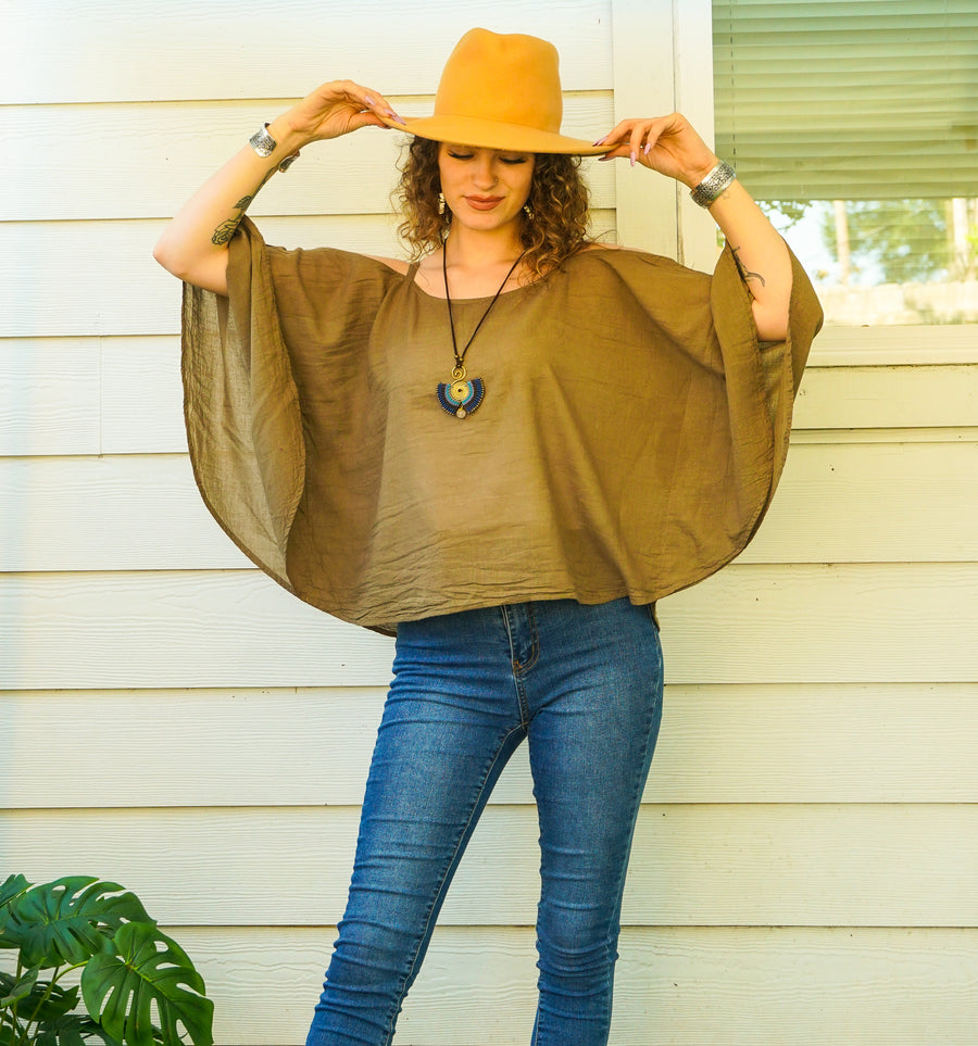 The Opal Top | Cotton Gauze