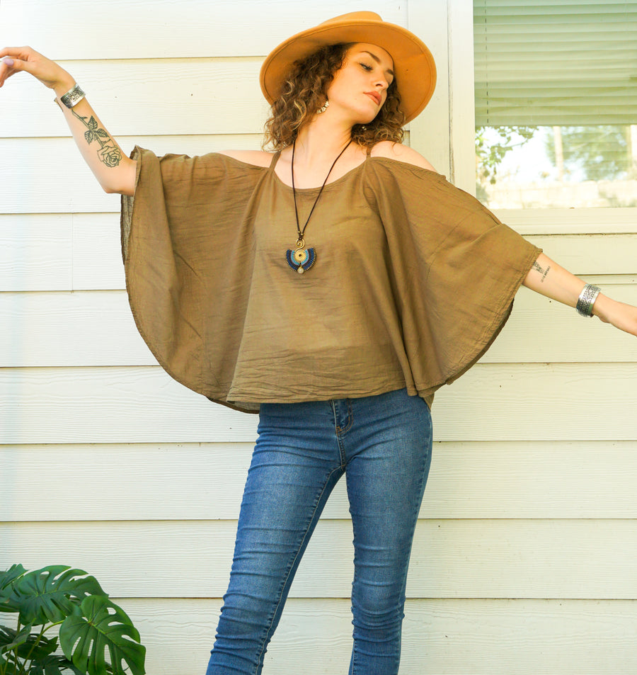 The Opal Top | Cotton Gauze