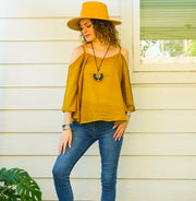 The Soleil Top | Cotton Gauze