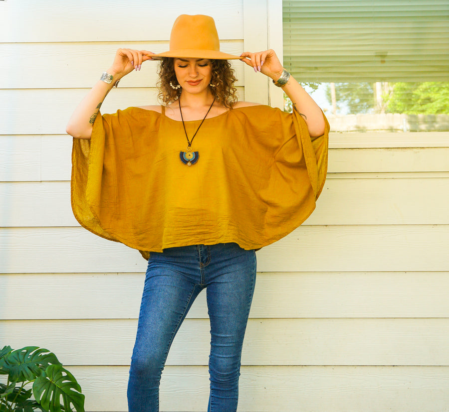 The Soleil Top | Cotton Gauze