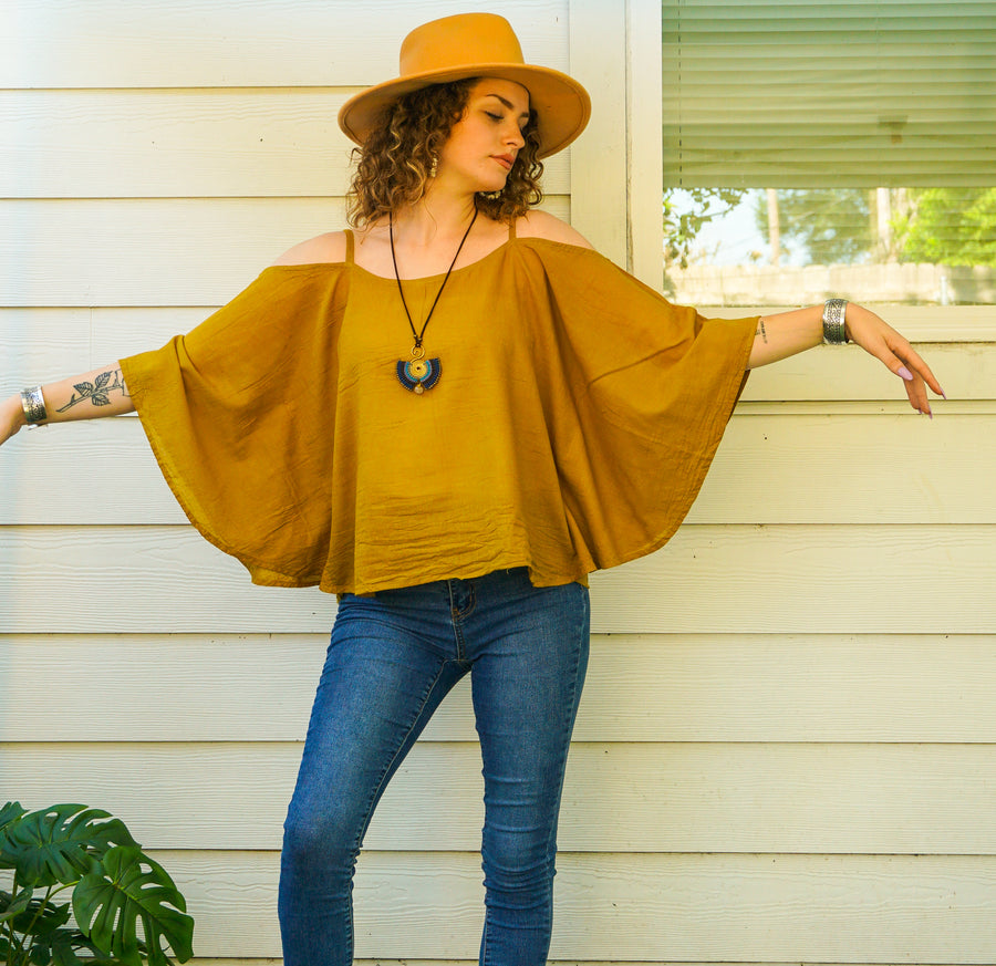 The Soleil Top | Cotton Gauze