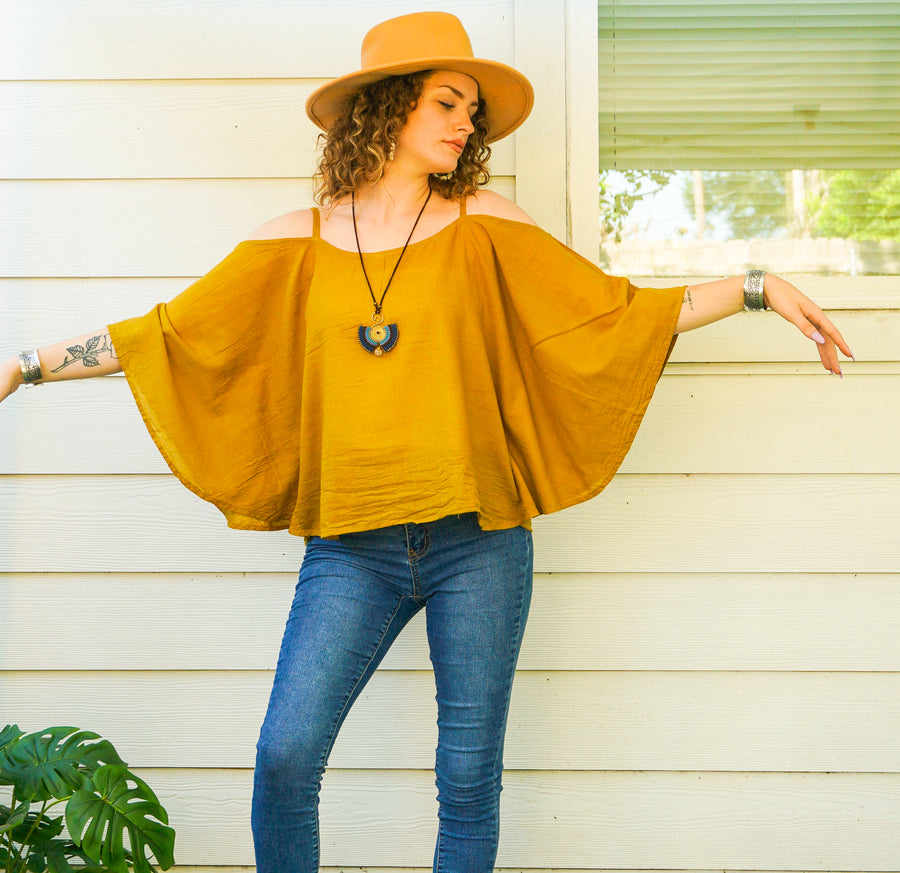 The Soleil Top | Cotton Gauze