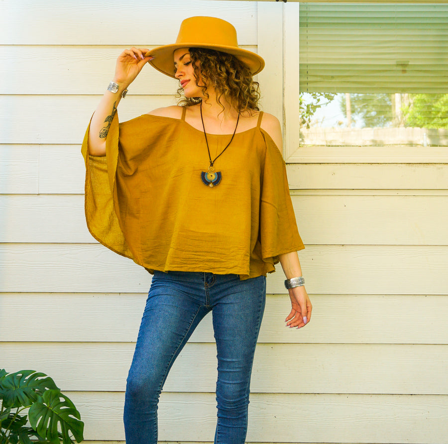 The Soleil Top | Cotton Gauze