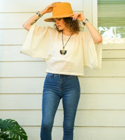 Ivory Sky Top