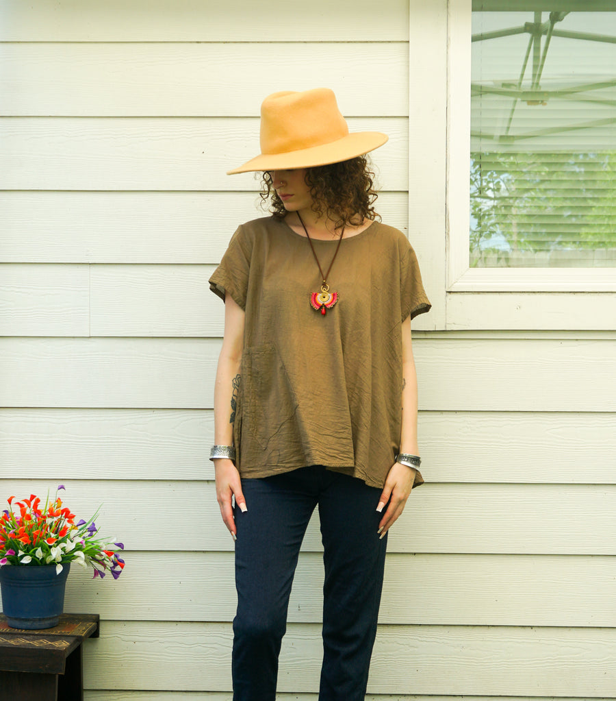 The Linden Top | Cotton Gauze