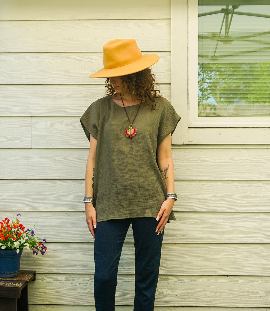 The Briar Top | Double Gauze Cotton