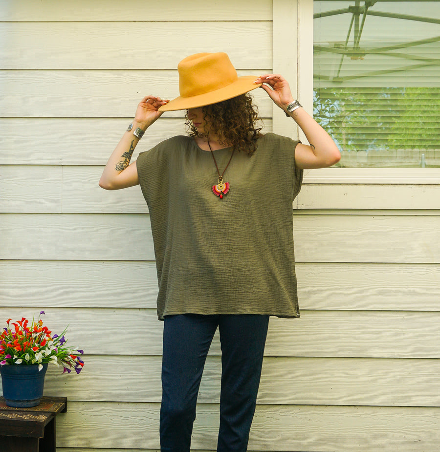 The Briar Top | Double Gauze Cotton