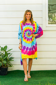 Sunburst Spiral Kaftan