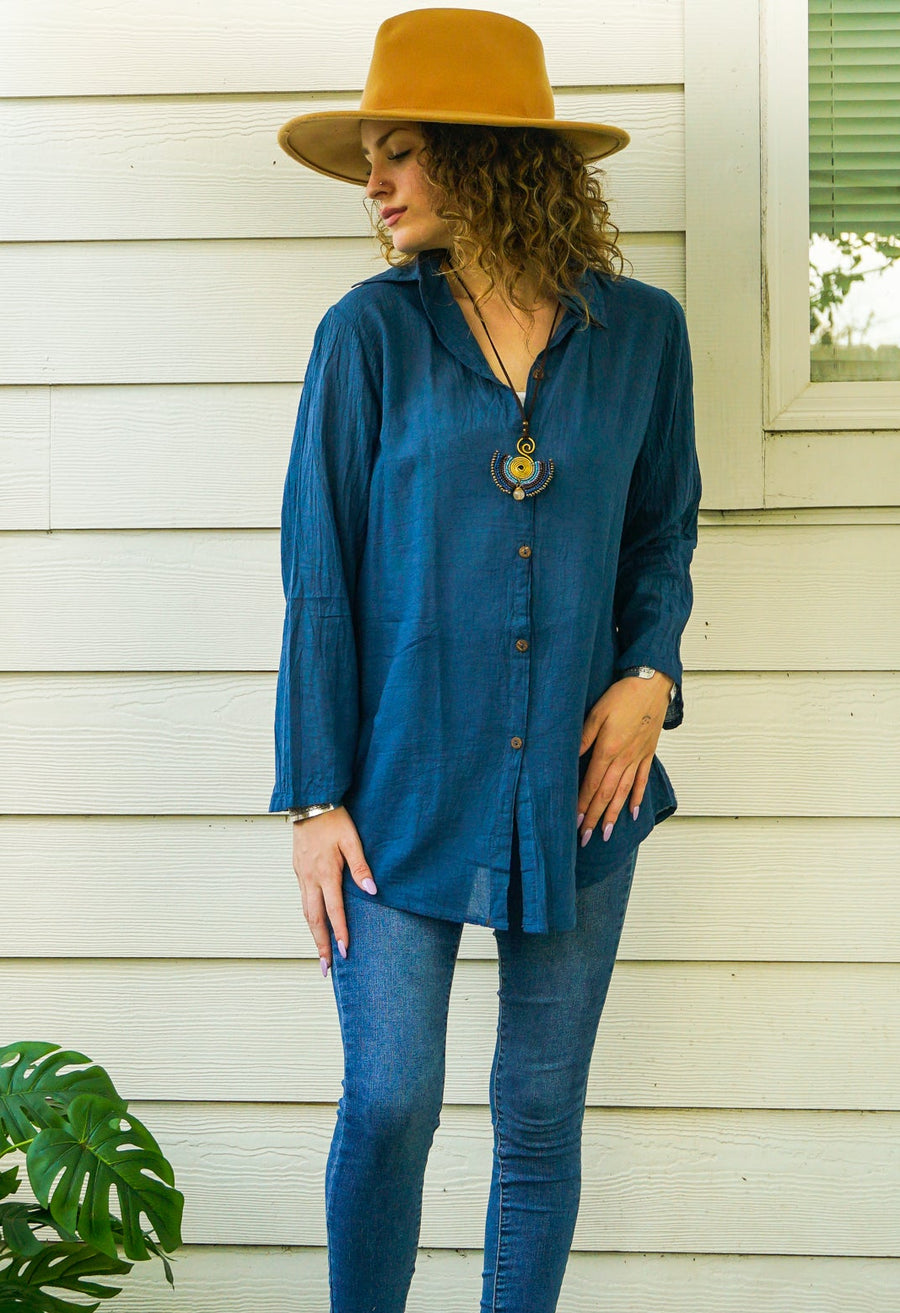 The Capri Top | Cotton Gauze