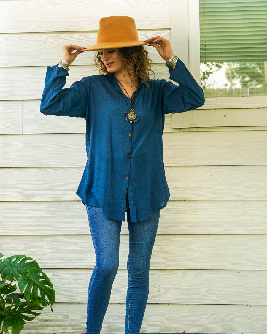 The Capri Top | Cotton Gauze