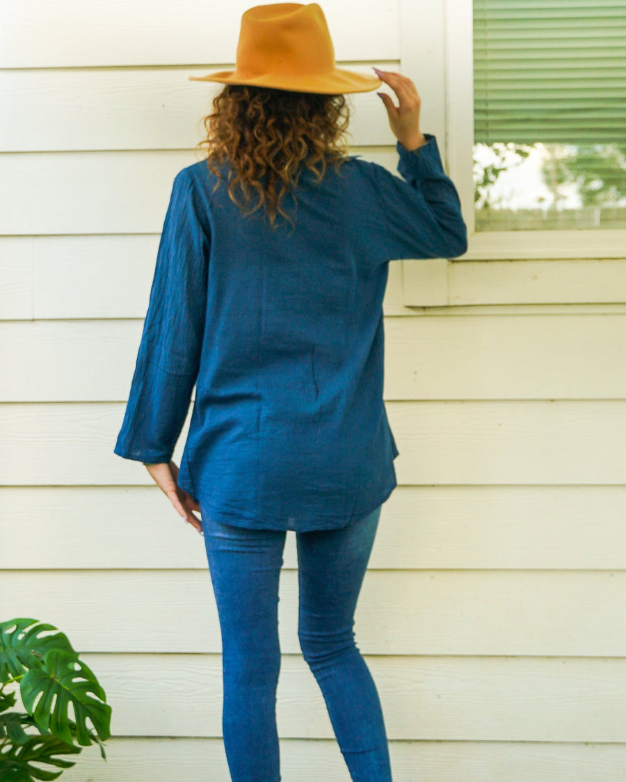 The Capri Top | Cotton Gauze